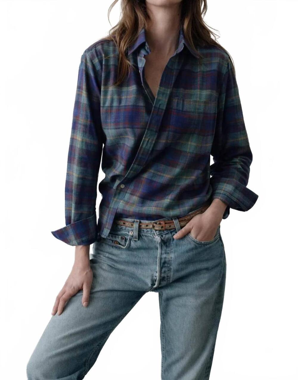 NEW CISSA daily shirt in bridlewood plaid